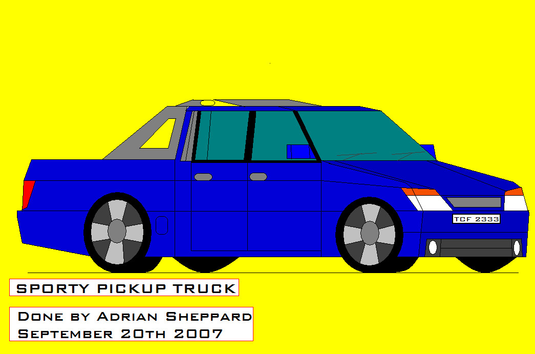 Sporty Pickup Truck by sheppard46