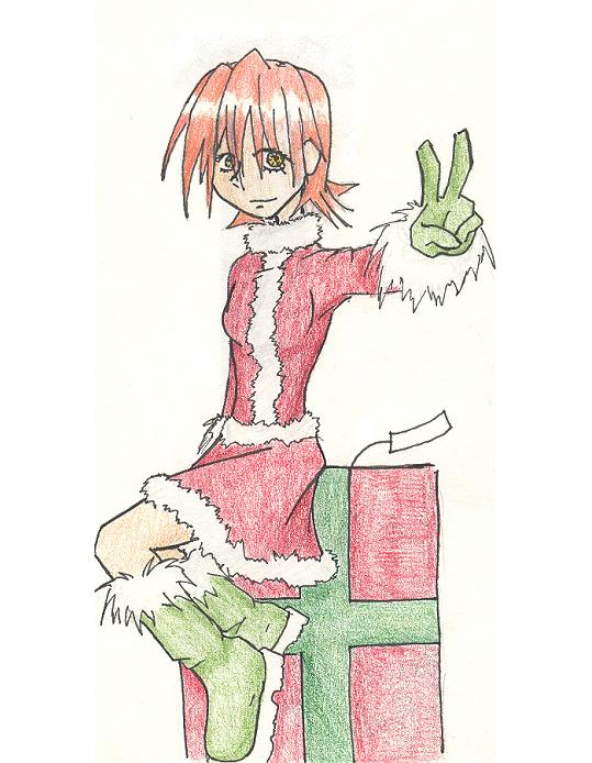 Haruko Christmas? by shi_the_stampede