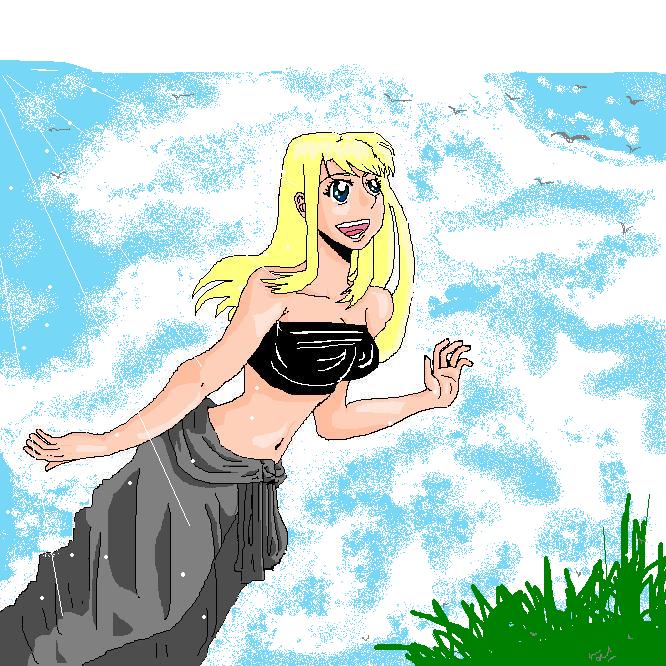 MS paint winry by shiniqua