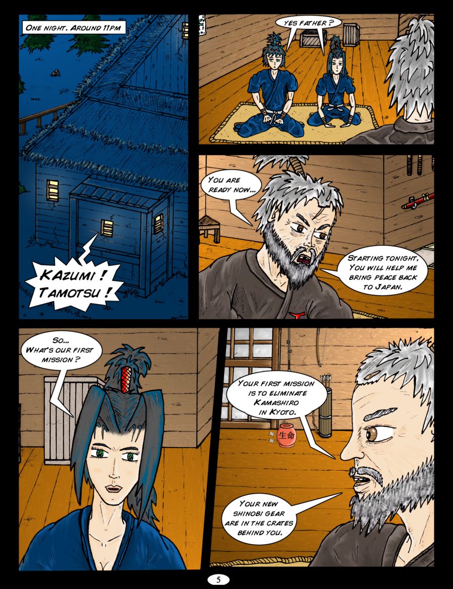 shinobi twins page 5 by shinka