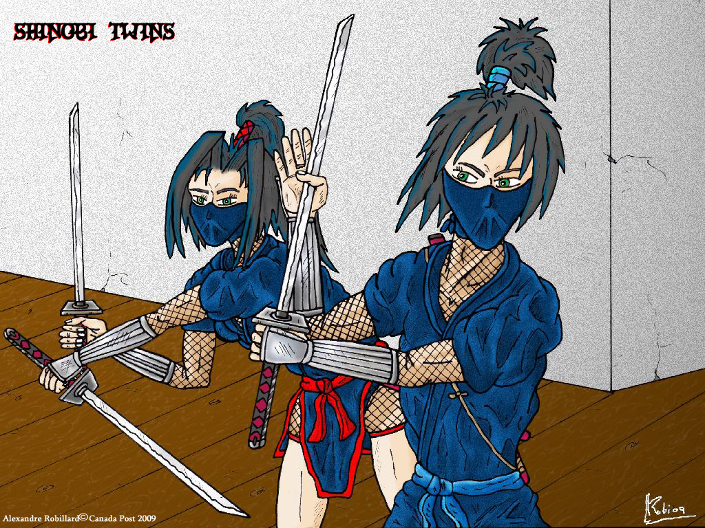 Shinobi Twins Wallpaper1 by shinka