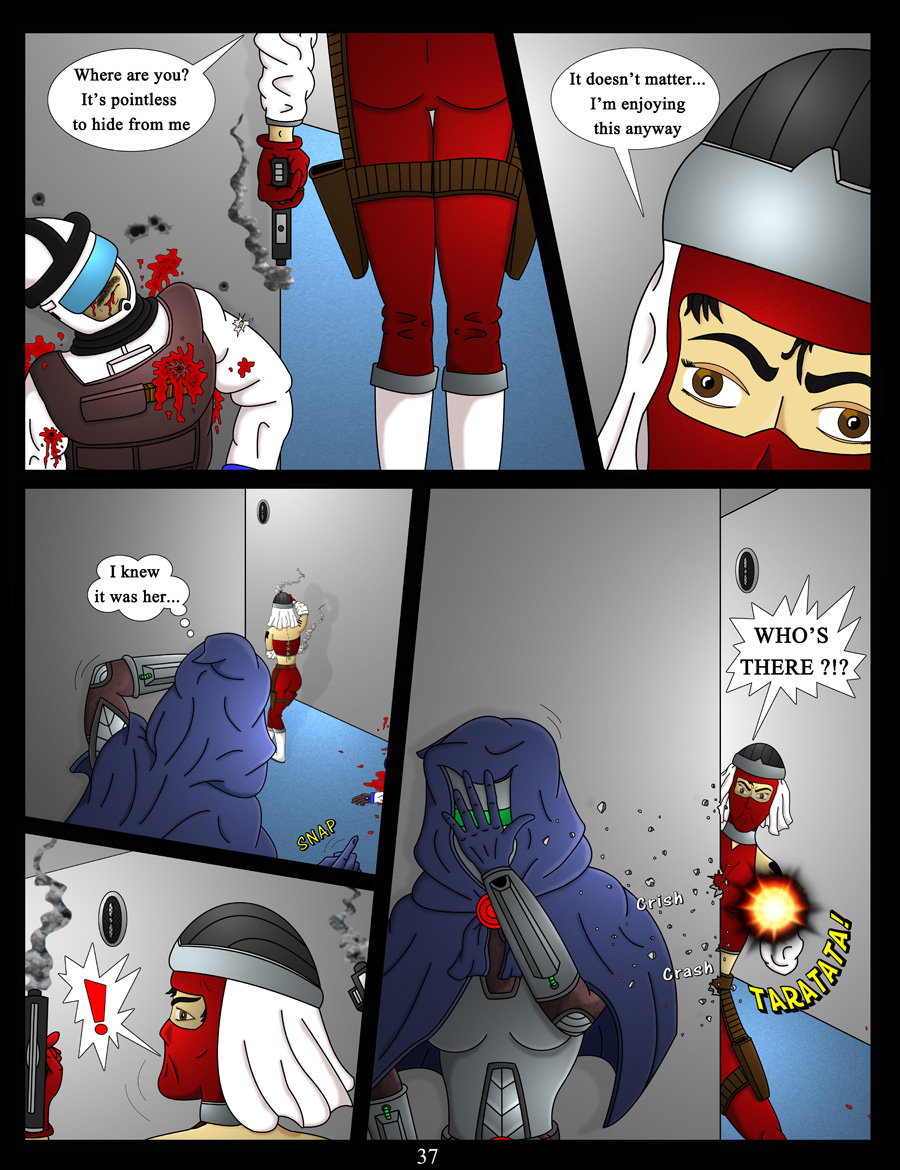 akacya the bounty hunter page 37 by shinka