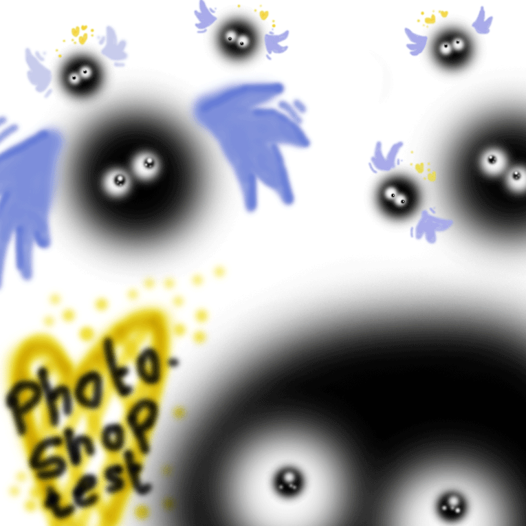 Flying Dots - Photoshop test by shiny_angel
