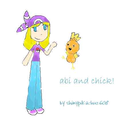 abi and chick!*contest entry for darkhorse by shinypikachu2608