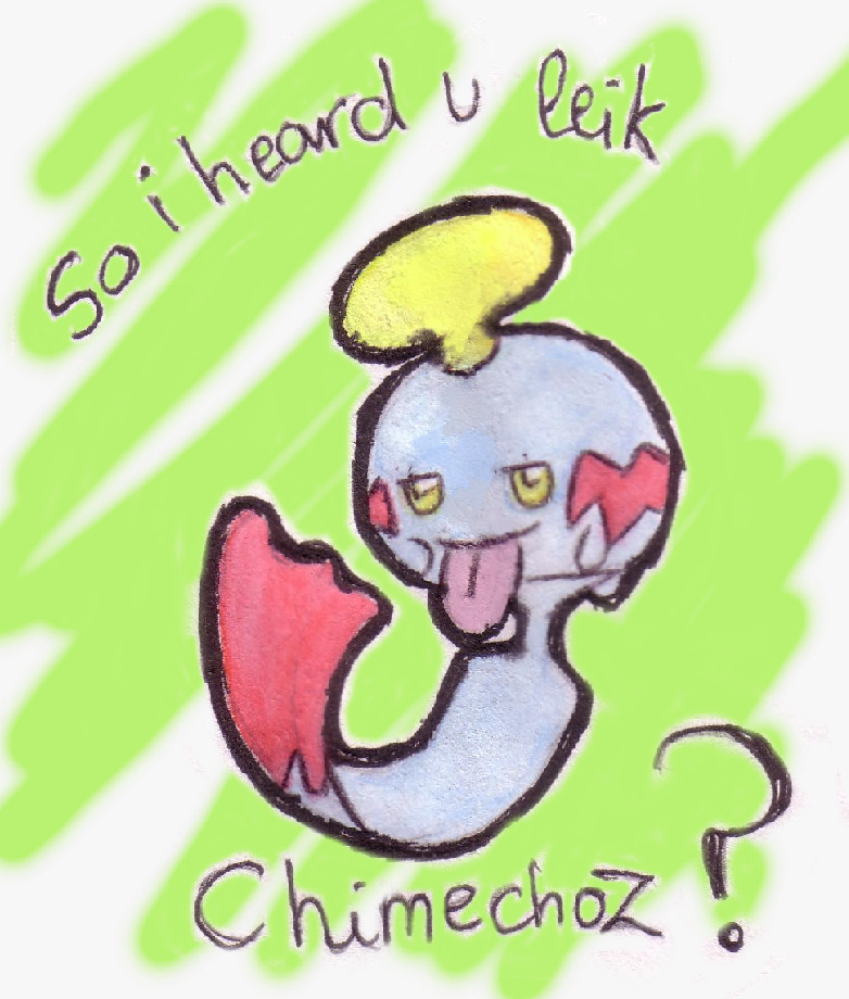 chimecho!*art trade with ranson* by shinypikachu2608