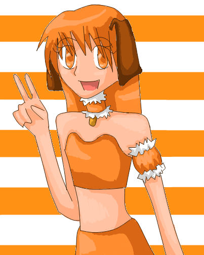 Mew Orange - Art trade with SageCardcaptor by shinypikachu2608