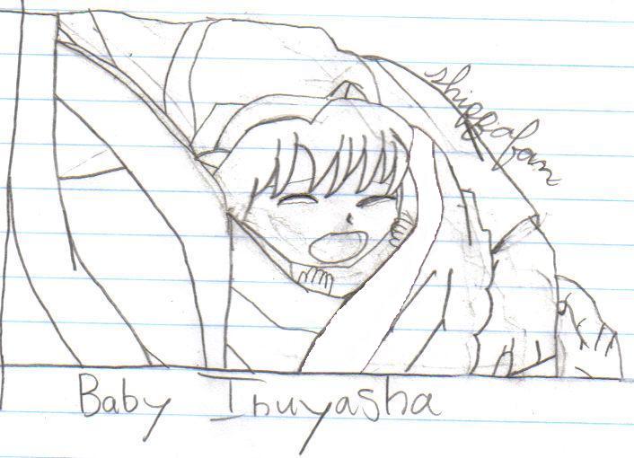Baby Inuyasha by shippo-fan