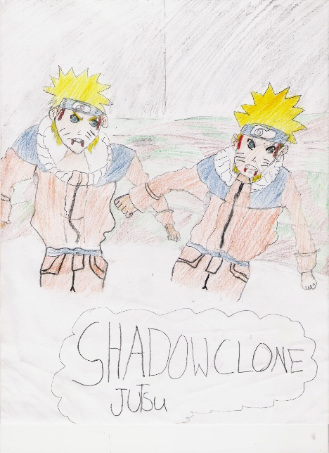 Naruto/Shadowclone Jutsu by shock3