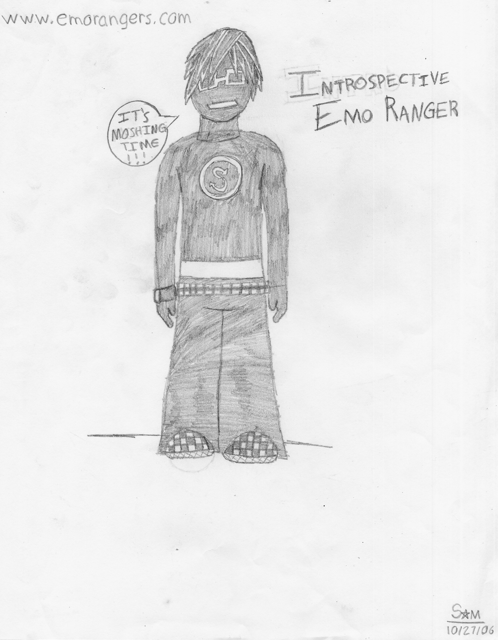 Introspective Emo Ranger by shorton1221