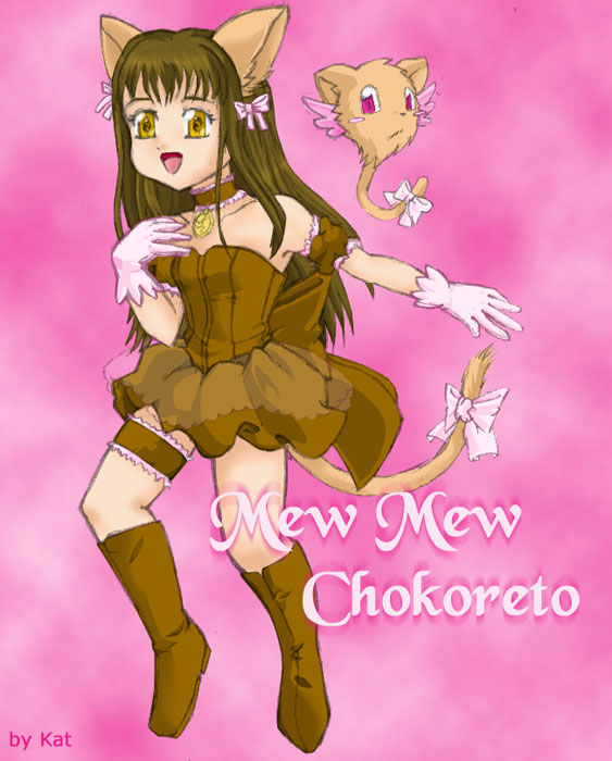Mew Chokoreto and Minno by shoujoneko