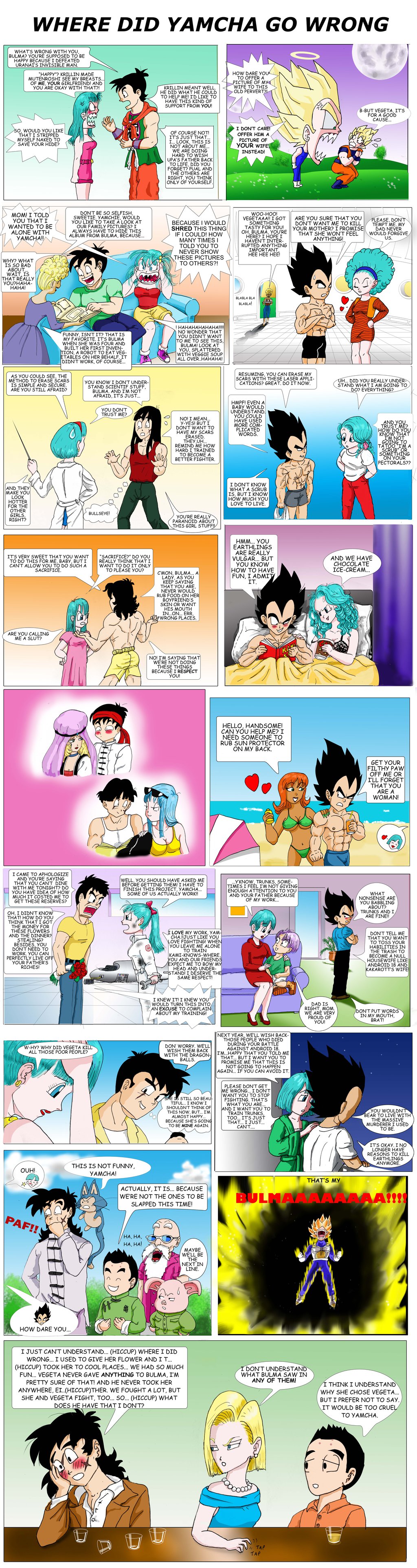 Where Did Yamcha Go Wrong by silver-lady