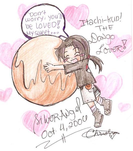 Itachi the Dango Luver by silver_angel