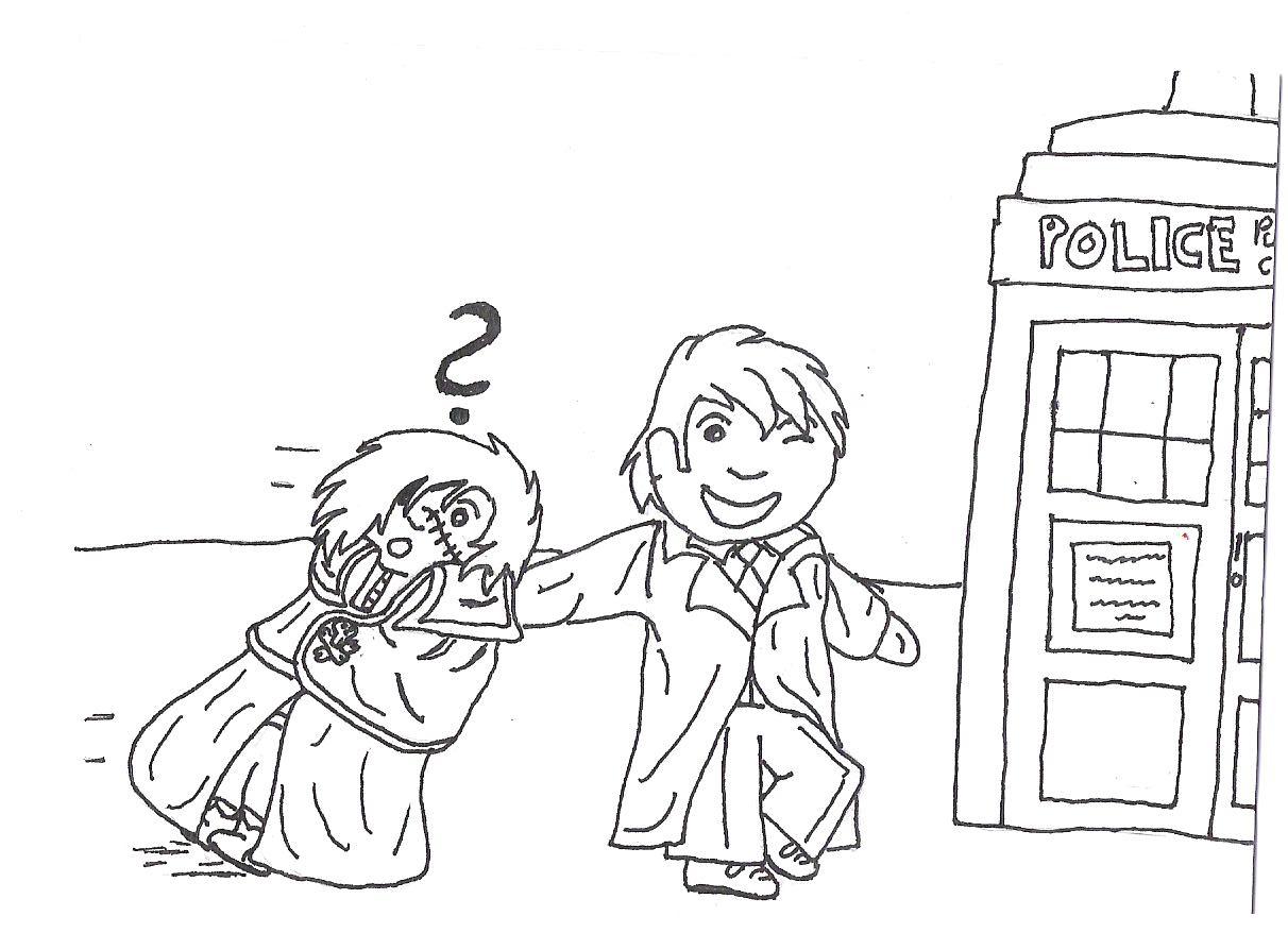 Doctor who saves Harlock by silvereye