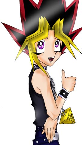 Yugi Thumbs Up! ^^ (Request from sokka luver!) by silverstar
