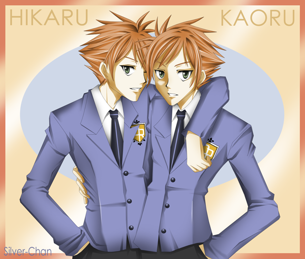 Hikaru and Kaoru by silverstar
