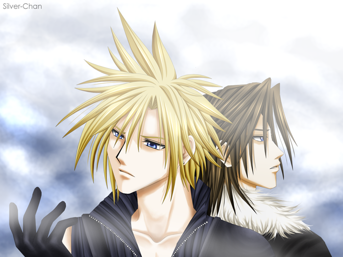 Cloud and Leon by silverstar