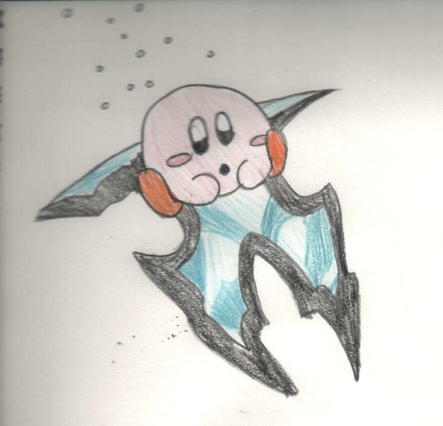 Kirby on the jet star by silverstream