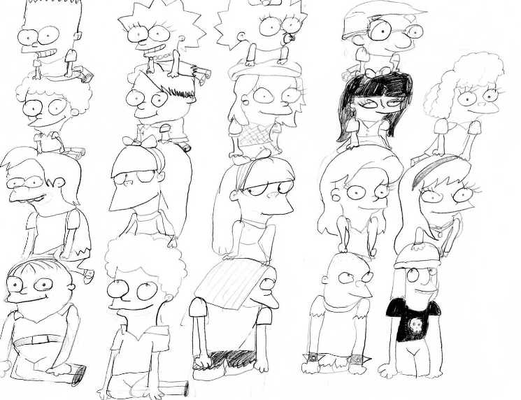 The Simpsons Kids by simpsonsfanone