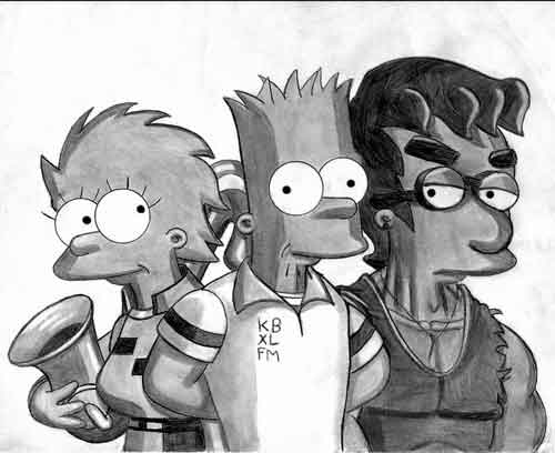Lisa, Bart, and Millhouse: 12 years later by simpspin
