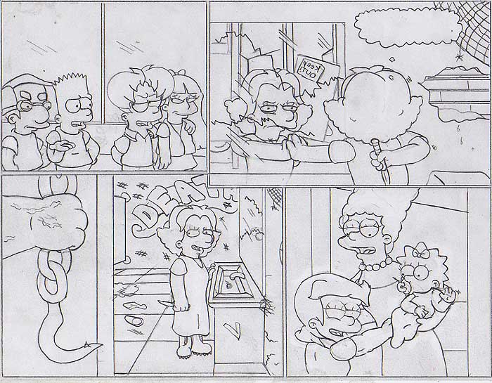 Simpsons fan comic Sample by simpspin