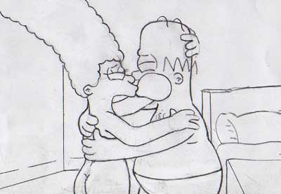 Homer and Marge getting kinky! by simpspin