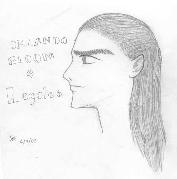 Orlando Bloom as Legolas by sjbugt