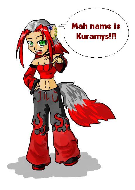 Mah name is Kuramys!! *4 KuramyRose33* by skatepunkspy