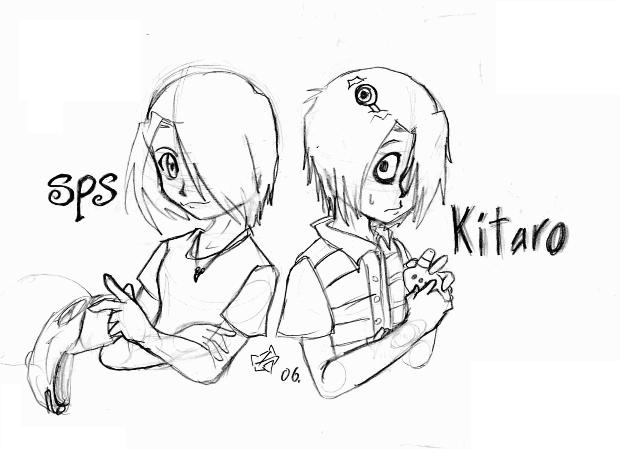 Me and Kitarou! by skatepunkspy