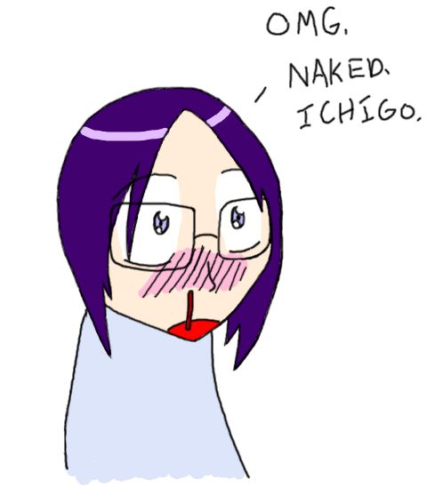 OMG. Naked. Ichigo. (Ishida) by skibalovesya