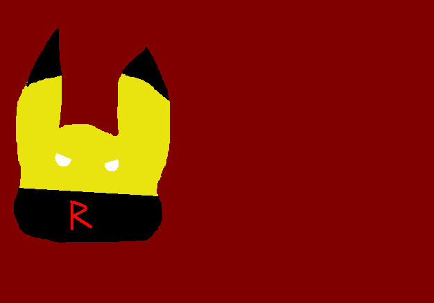 Team Rocket's Pikachu by skittyweavile38