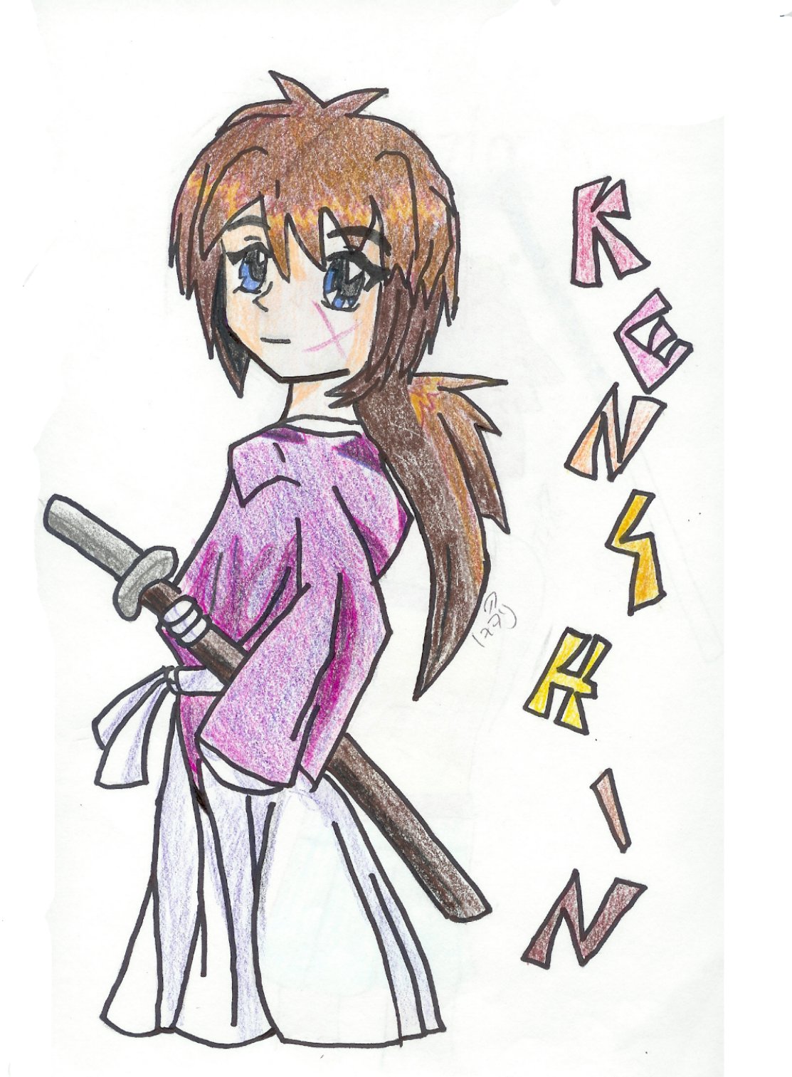 Chibi Kenshin by skuldhammer