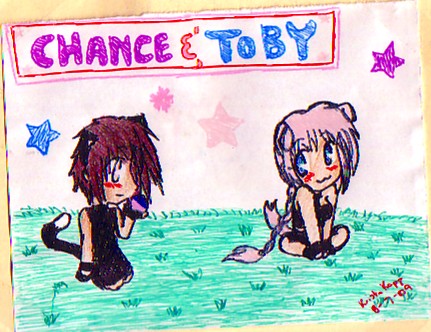 chance and toby by sleepingkittin
