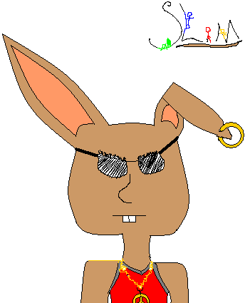 Punk Rabbit (Color) by slim