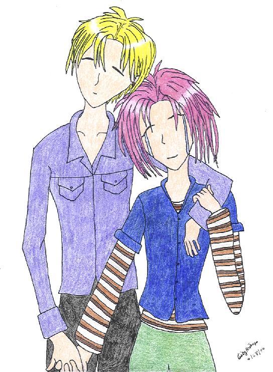 Yuki and Shuichi (request) by smilingcheerios