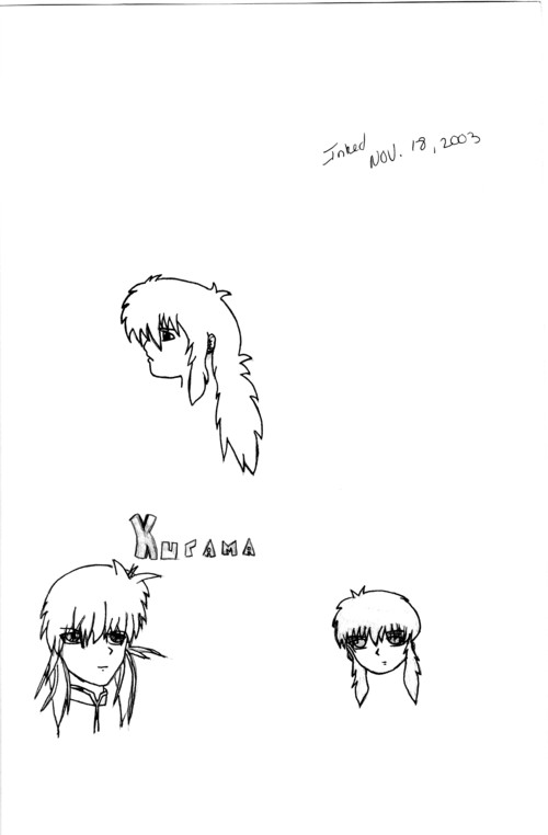 !!!!!!!!Kurama X 3: He smiles, profile, and anothe by smqueen