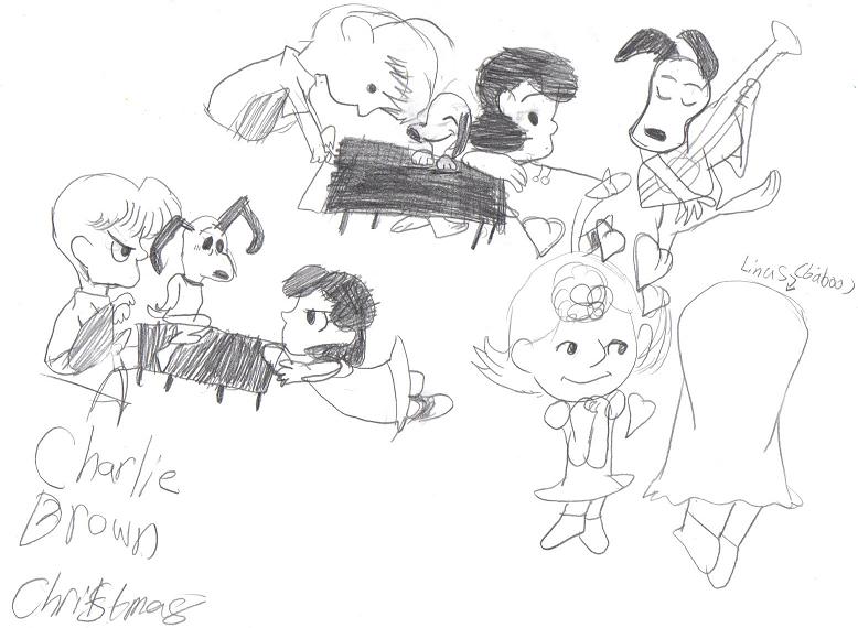 A Charlie Brown Christmas sketches by smurifit