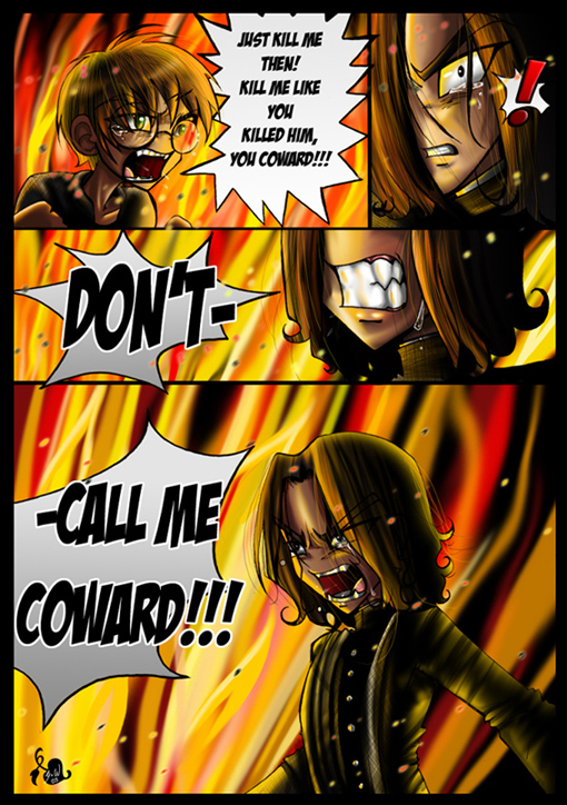 dont call me coward!!! by snapesnogger