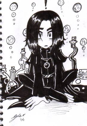 chibi snape the 2nd by snapesnogger