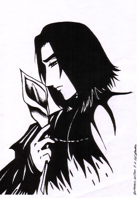 death lily (sad snape) by snapesnogger