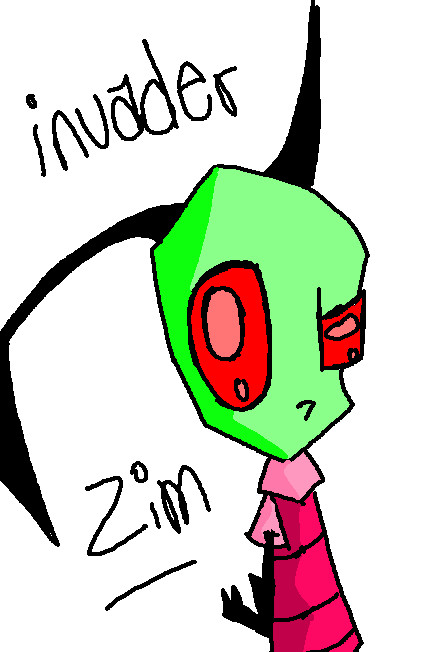 invader zim [first time w/ tablet!] by snowieXchan