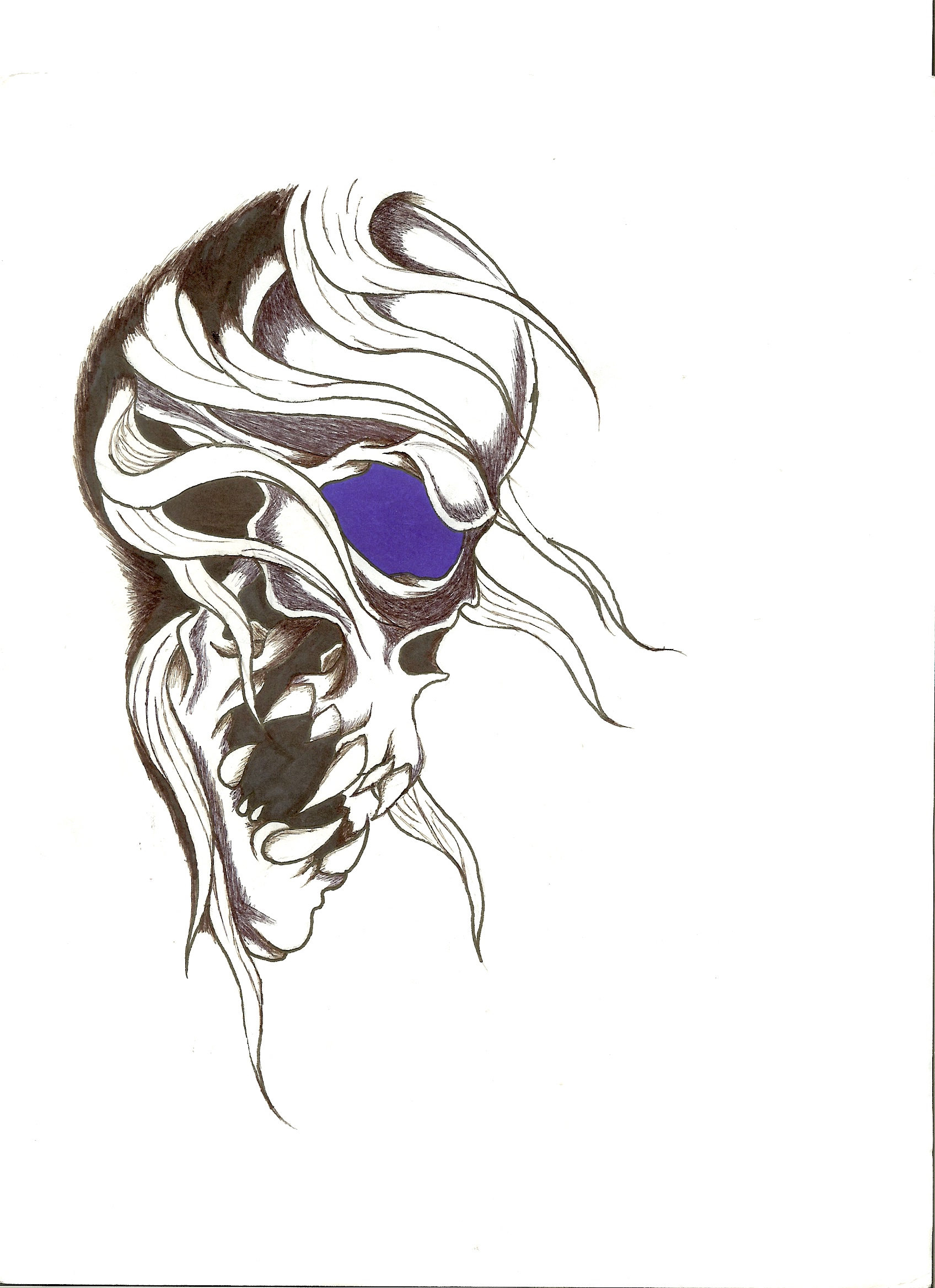 skull by soldadoporvida