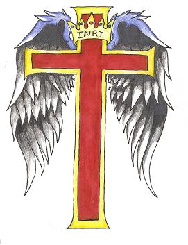 Winged Cross by soldadoporvida