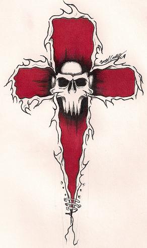 Skull Cross by soldadoporvida
