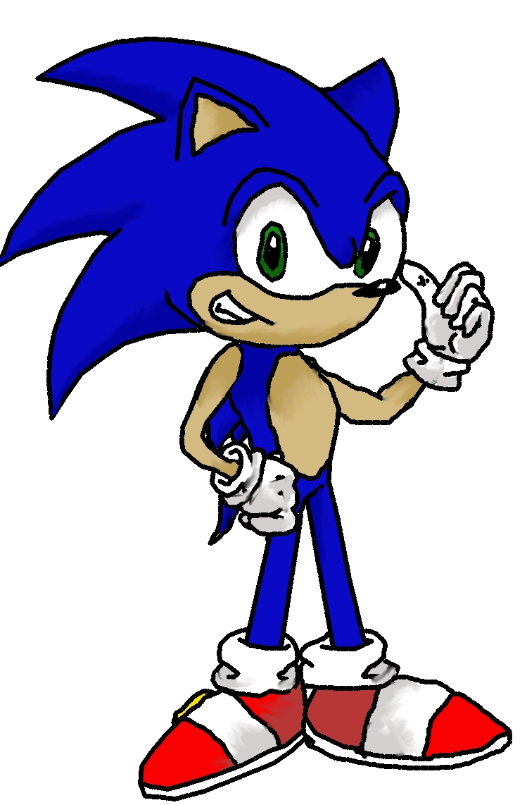 Sonic Nearly done by sonamylover