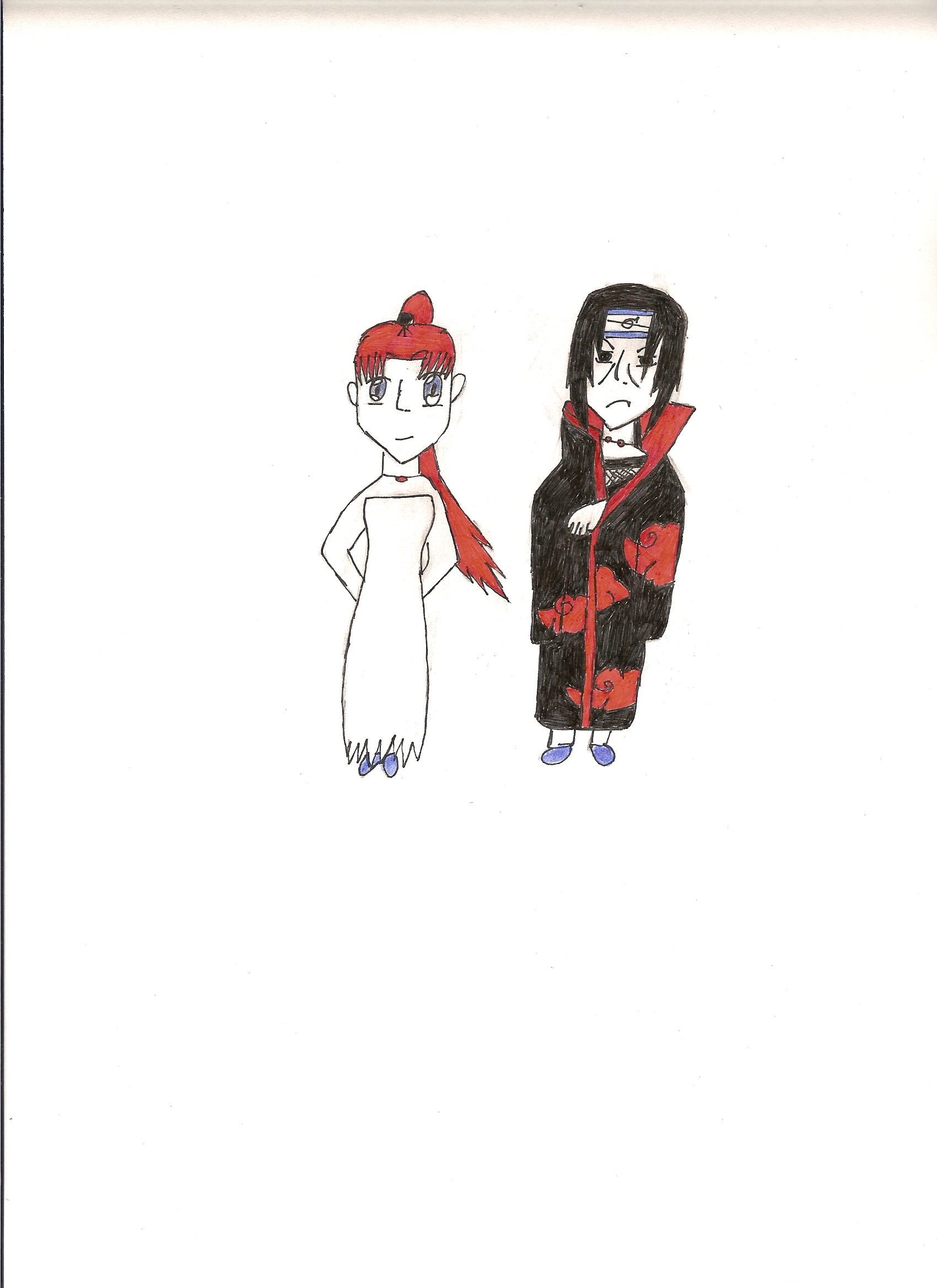 Naomi and Itachi by sonia555220