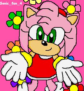 Amy Rose - Flower Power by sonic_fan_4