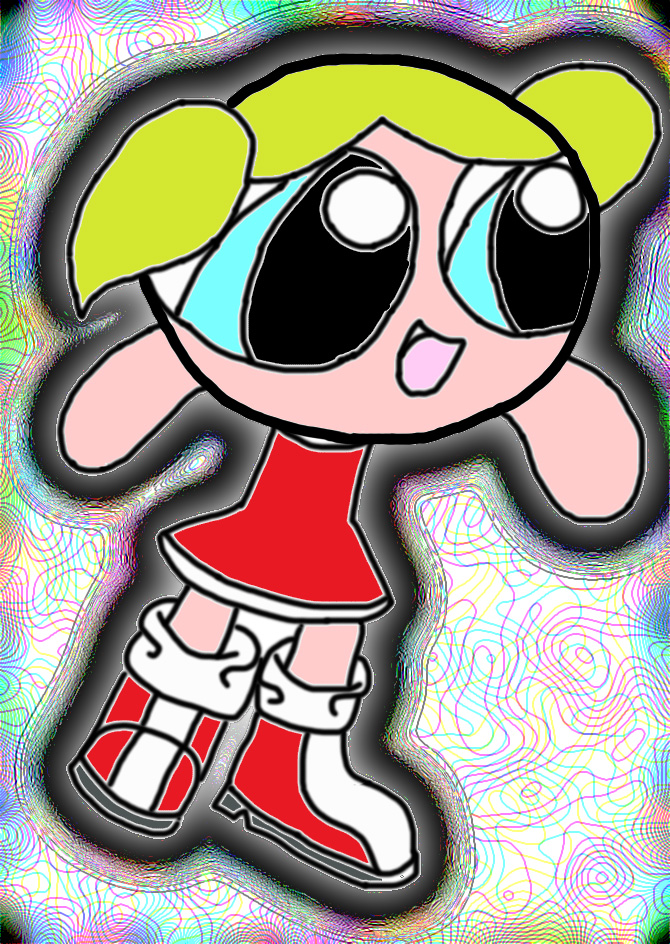 Bubbles in Amy's Outfit by sonic_fan_4