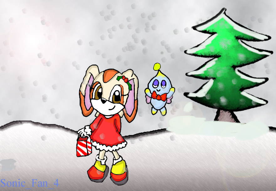 Christmas Cream and Cheese by sonic_fan_4