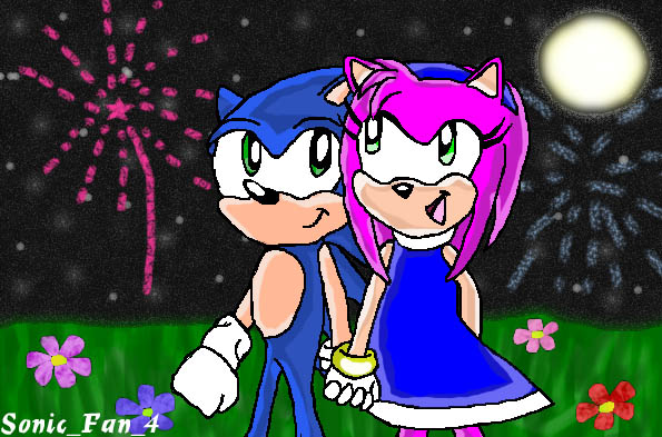 Sonic and Alani - Photoshop version by sonic_fan_4