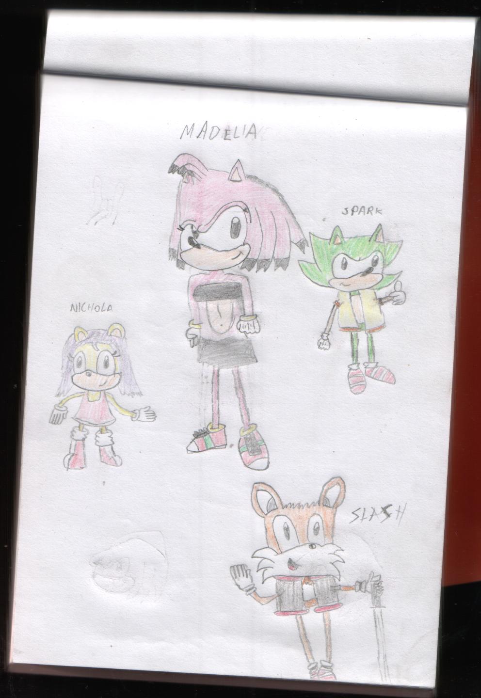 my own sonic characters by sonic_kilik